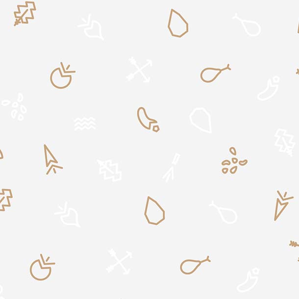 aperçu des pictogrammes créés pour le restaurant Silex et Fourchette - graphiste Toulouse