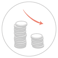 pictogramme faire des économies